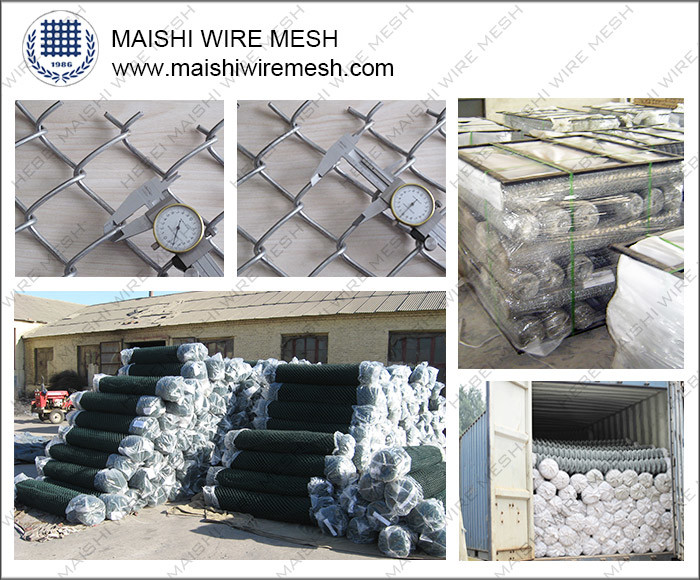 Security PVC Coated Chain Link Fencing