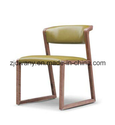 European Style Wooden Fabric Seating Dining Chair (C-56)