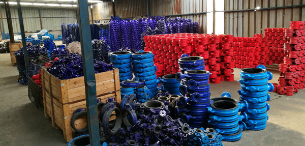 Flanged Hand Bar Butterfly Valve Cast Iron Butterfly Valve