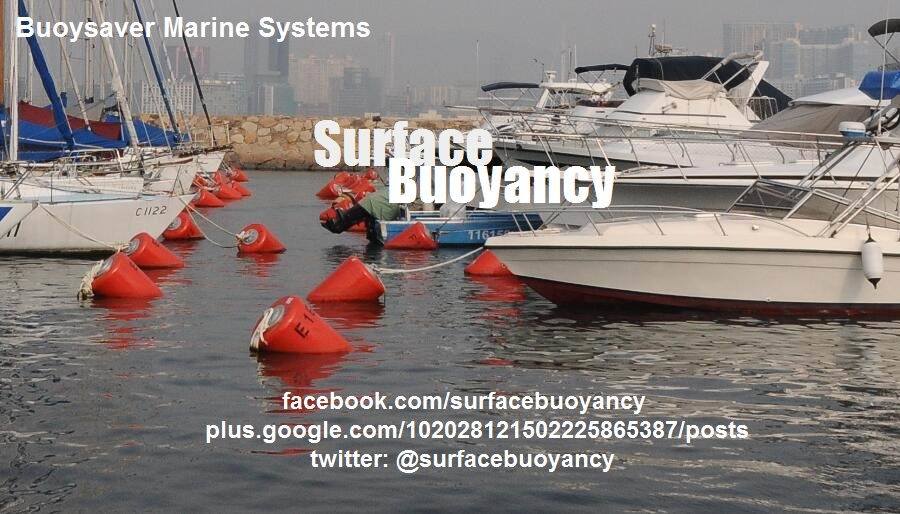 General Surface Buoys Used for Hong Kong Yacht Dock, Cylindrical Buoy