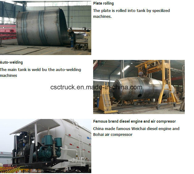 2 Axles China Truck Trailer Manufacturer Supply Bulk Cement Tank Trailer Semi Tanker Trailers