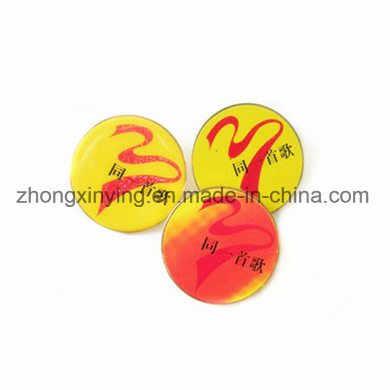 Rubber Coated Magnet Badges for Decoration & ID Authentication