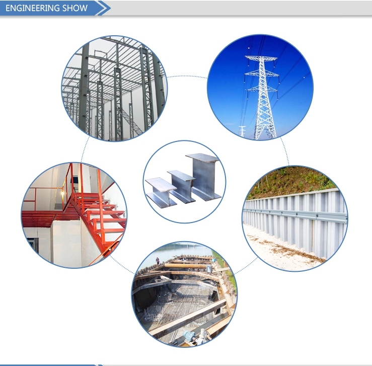 Structural Steel Profiles Carbon U Beam Steel U Profile Steel (Q235, SS400, ASTM A36, ST37, S235jr, S355jr)