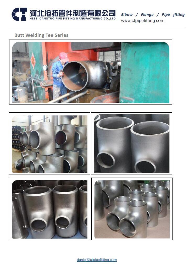 CS/Ms/Bw/ERW/Smls Carbon Steel Butt Welding Pipe Fitting A106b Elbow