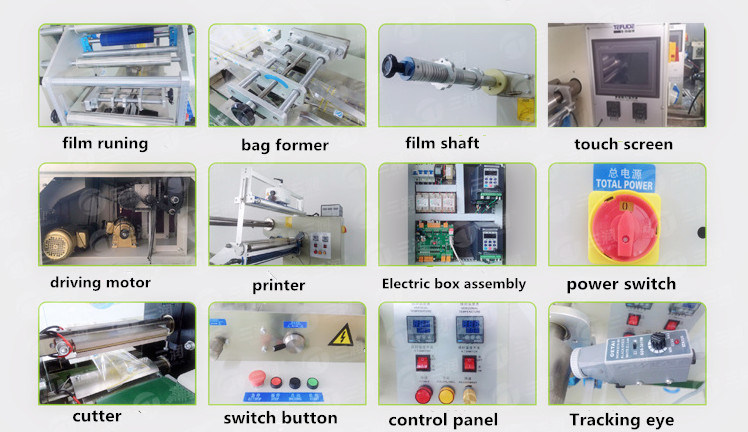 Good Quality Autoamatic Vegetable Flow Packing Machine