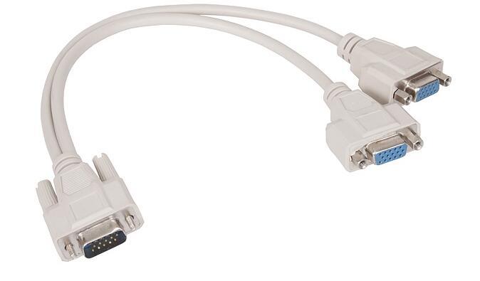 VGA to 2 Female VGA Video Splitter Cable