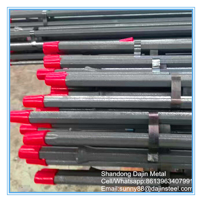 Tapered Drill Rod H22 for Rock Drilling Drilling Pipes