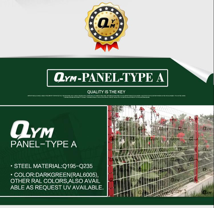 Welded Mesh Fence/ Triangle Bending Welded Wire Mesh Fence Panel