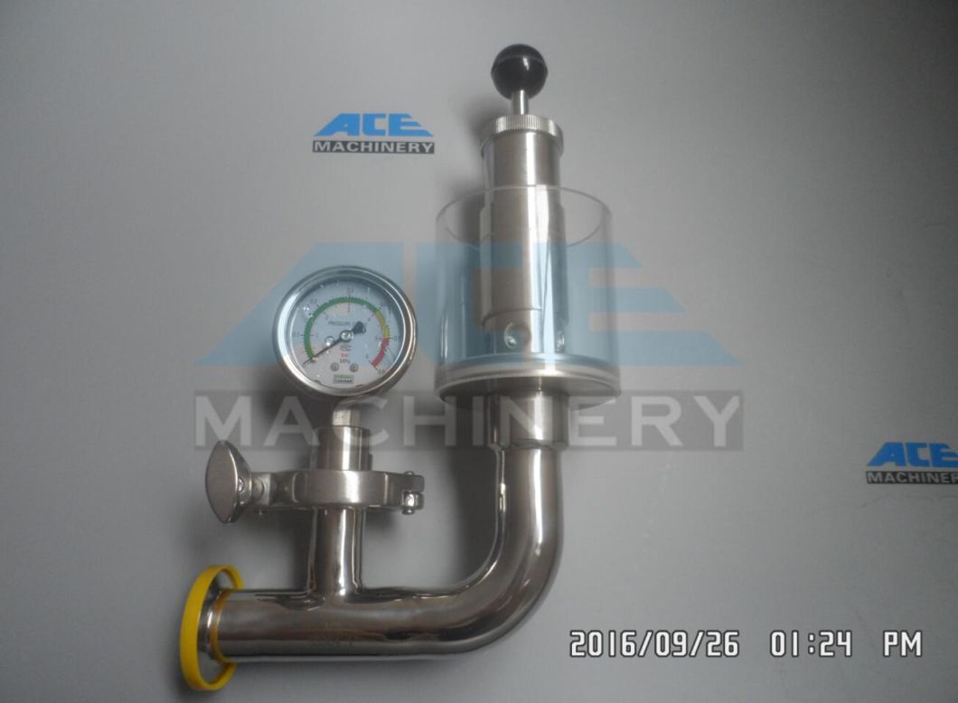 Food Grade Sanitary Stainless Steel Pressure Vacuum Relief Valve Air Release Valve