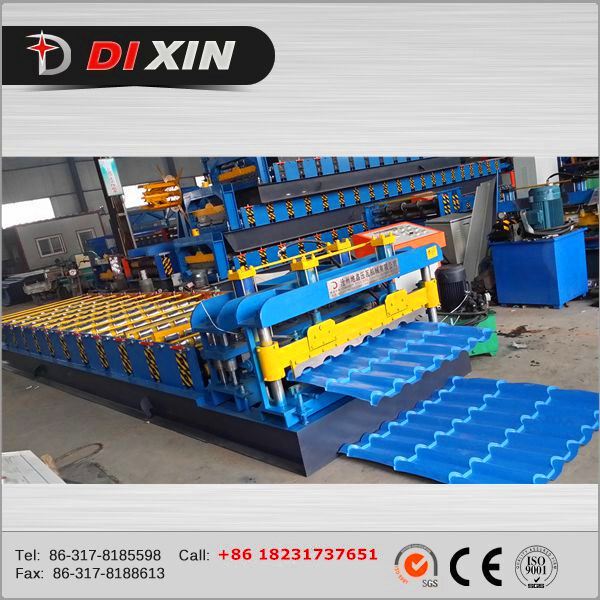 Auotmactic Tile Making Machine with Hydraulic Cutting