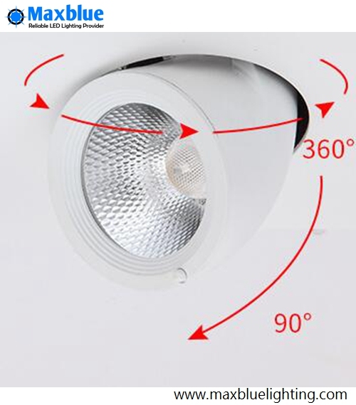 6 Inch 50W Gimbal LED Trunk Downlight 5-Year Warranty