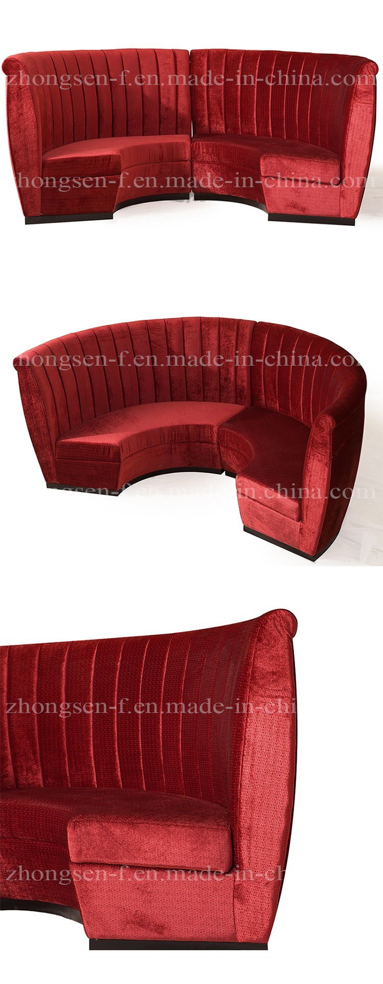 2017 Latest Fashion Top Design Sectional Sofa China Red Sofa