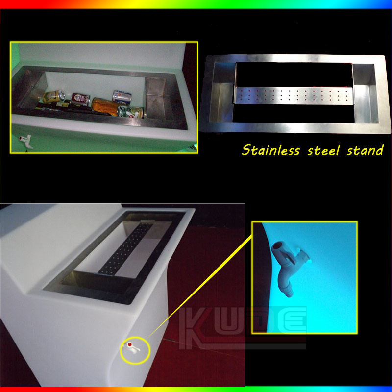 Mini Bar Counter Rechargeable Color Changing LED Furniture for Bar