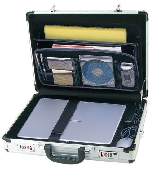 Low Price Silver Aluminum Lawyers Briefcase