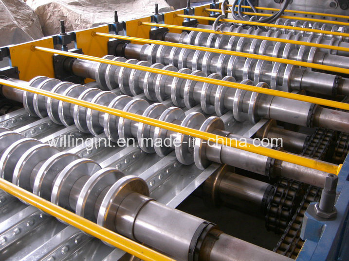 G550 High Grade PPGI PPGL Deck Floor Roll Forming Machine