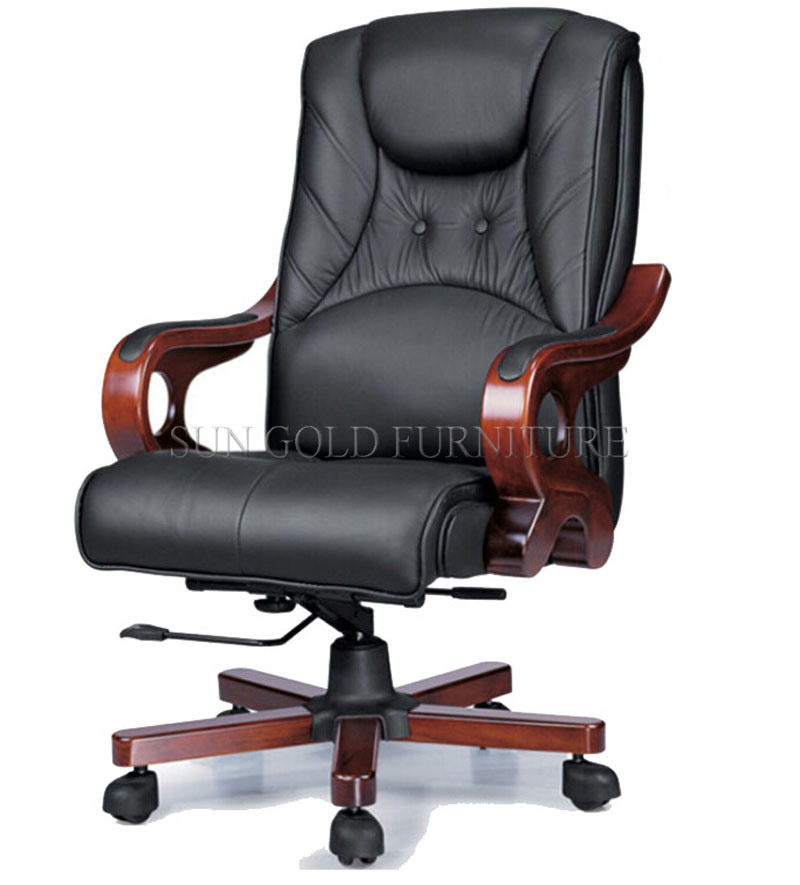 Foshan Office Chair Factory Swivel Cheap Leather Executive Chair (SZ-OC113)