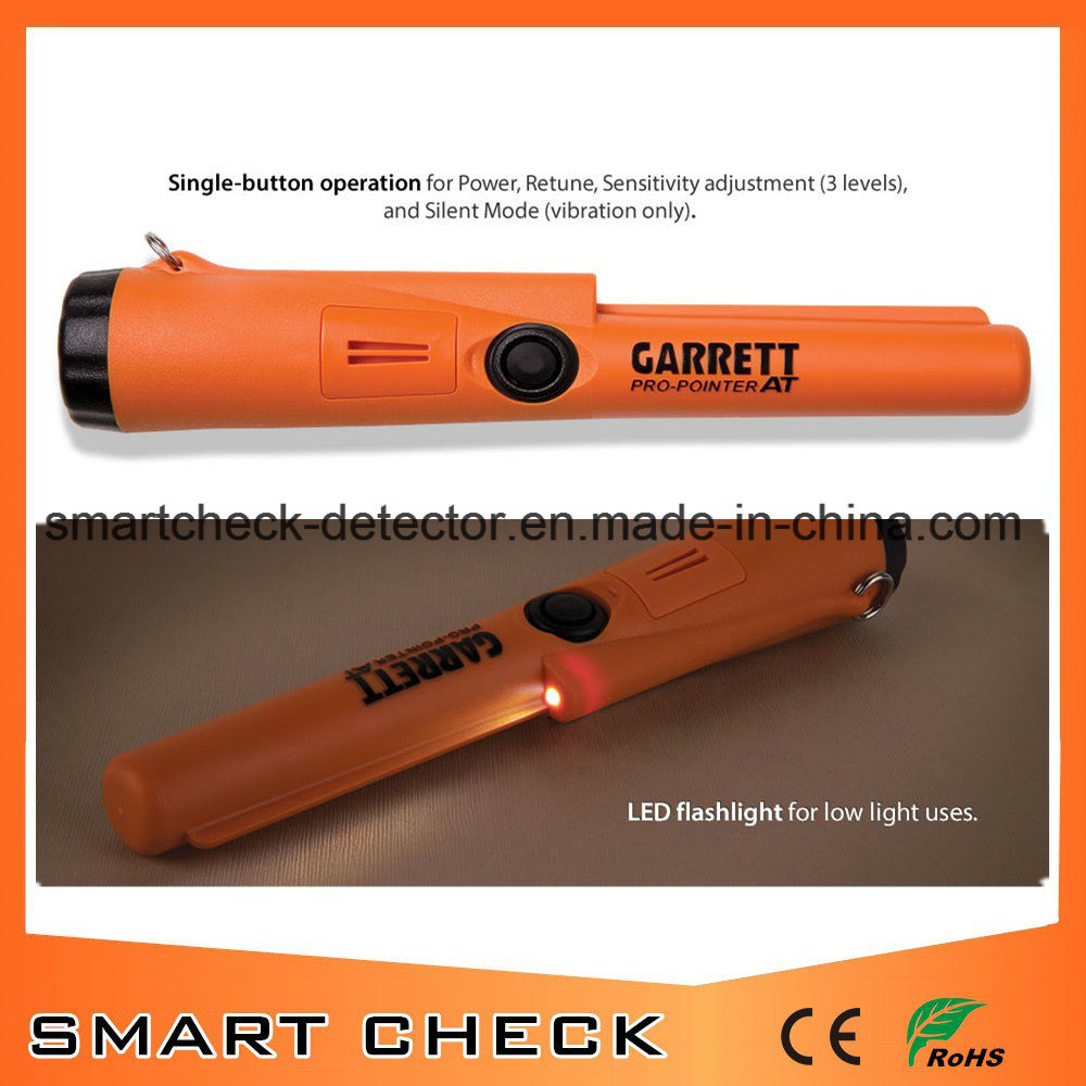 Orange Hand Held Metal Detector Underground Metal Detector Gold Detector