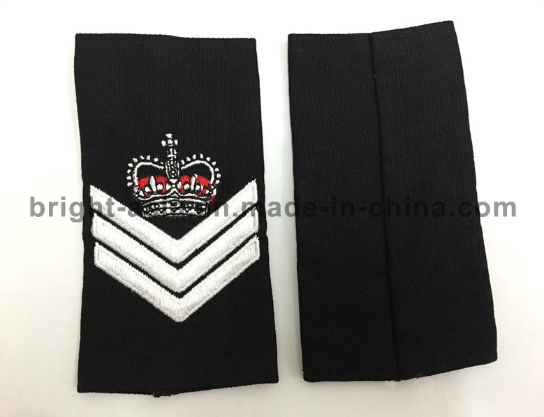 Custom Make Embroidery Epaulette / Woven Epaulette/Patch (BYH-10869)