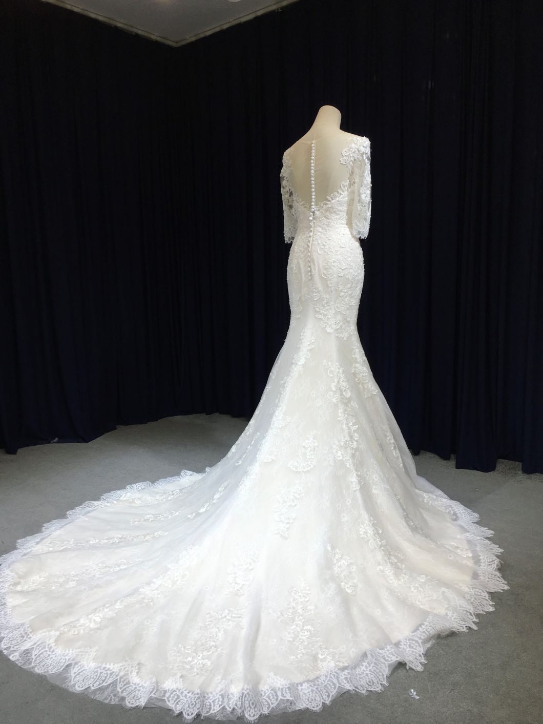 New Arrival Mermaid/Trumpet Lace Wedding Dress