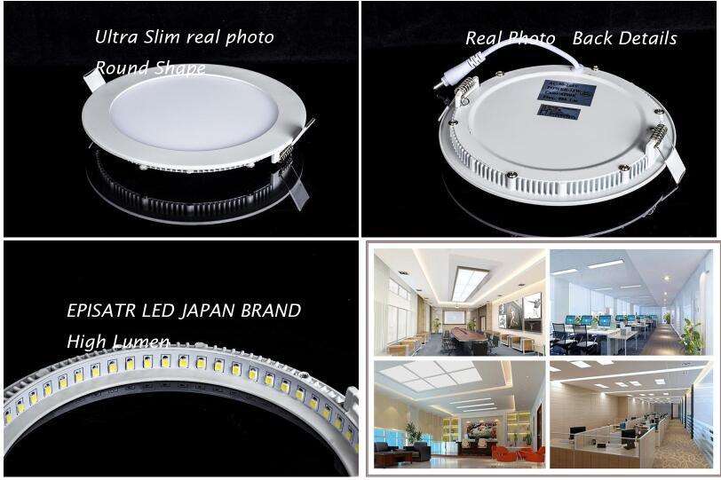 Best Price LED Panel Light Slim Round Ceiling Panel White