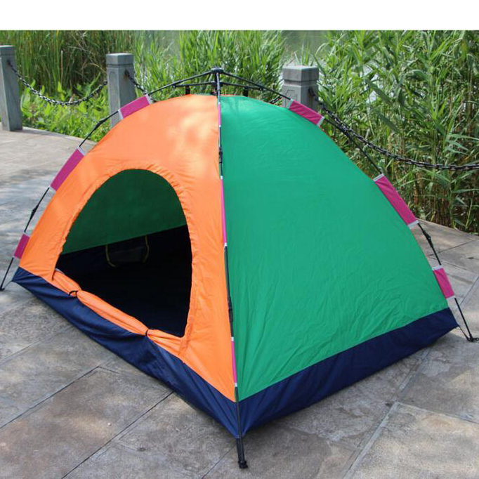 Fight Color Double Full Automatic Tent Outdoor Camping Waterproof Tent