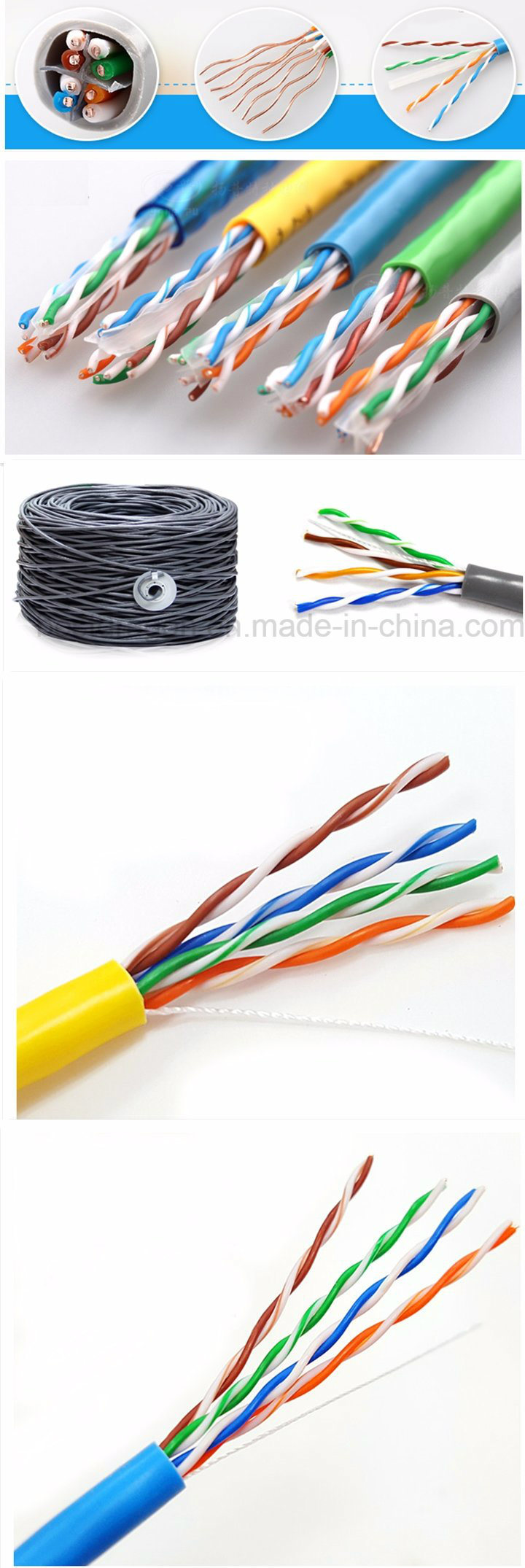 Cat5e CAT6 CAT6A Cat7 LAN Ethernet Network Cable Patch Cord