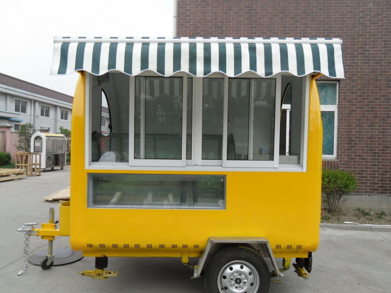 Various Types of Electric Fast Food Truck for Sale / Fast Food Vending Cart Container Kitchen