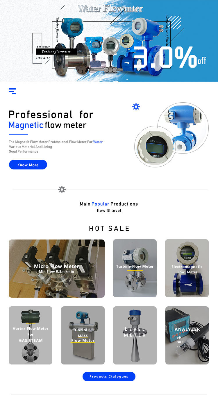 Low Price Intelligent Electromagnetic Flowmeter for Food Industrial Usage