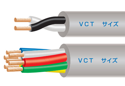 Japanese Standard 600V Vct Power Cable 2X0.75mm2
