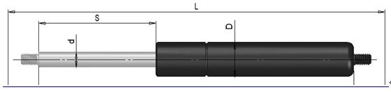 Iatf16949, TUV, SGS and RoHS Certificate Gas Cylinder of Car Parts