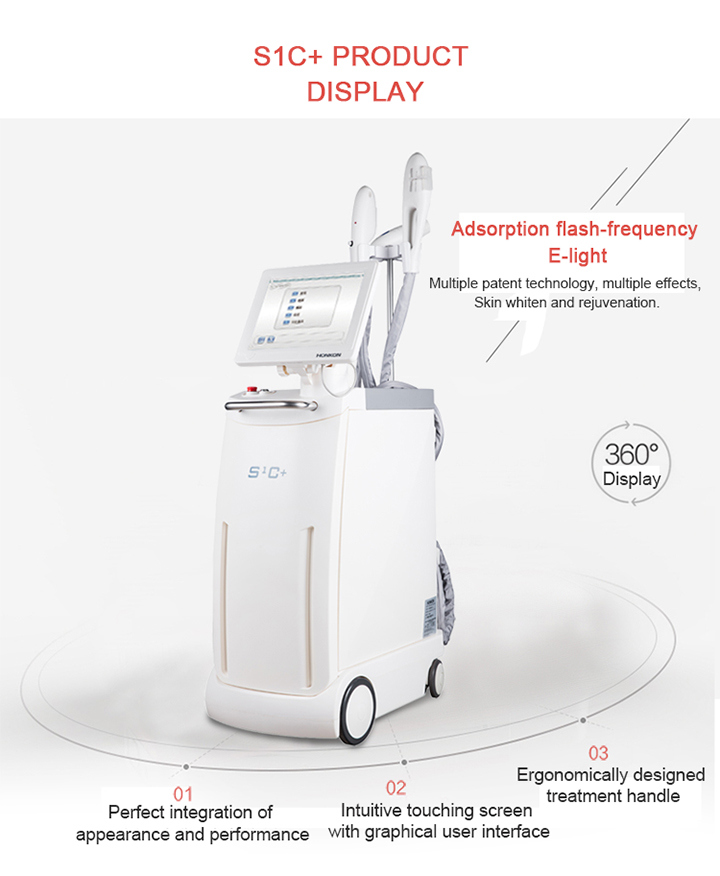 Multifunctional Shr+Opt+Elight Laser IPL Hair Removal Beauty Machine