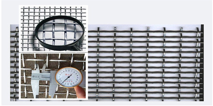 Mining Sieve High Tensile Stainless Steel Crimped Wire Mesh