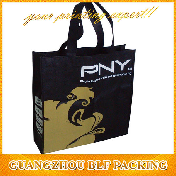 Long Handle Sling Non Woven Shopping Promotional Tote Bag