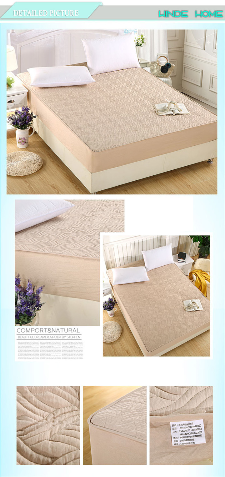 Queen Size Premium Polyester Hypoallergenic Waterproof Mattress Protector