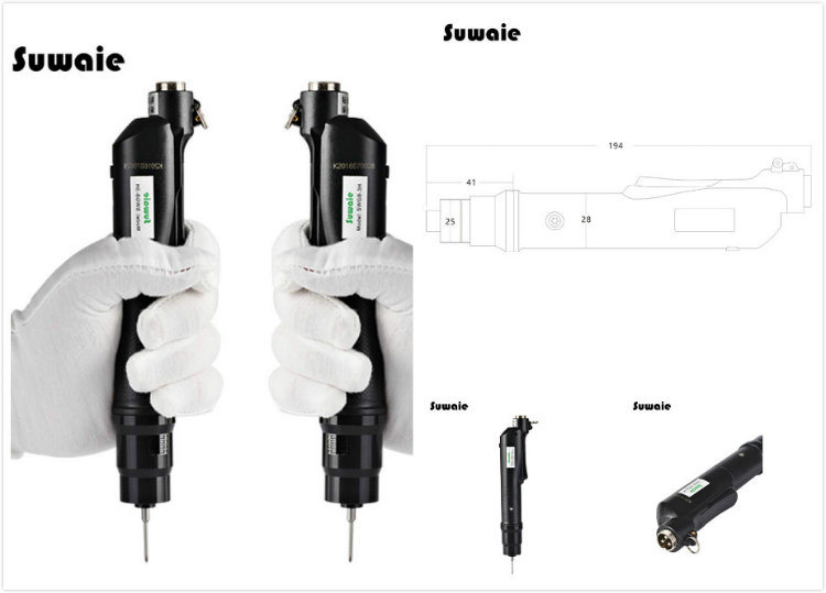 Straight Corded Screwdriver 0.260-2.604lbf. in Portable Power Screwdriver