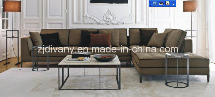 Modern Sofa Fabric Leather Sofa Set (D-68)