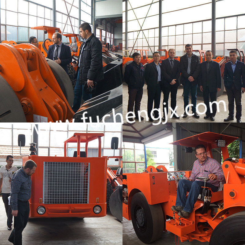 China diesel dumper / underground dump truck / mining tractor with 15 Ton capacity