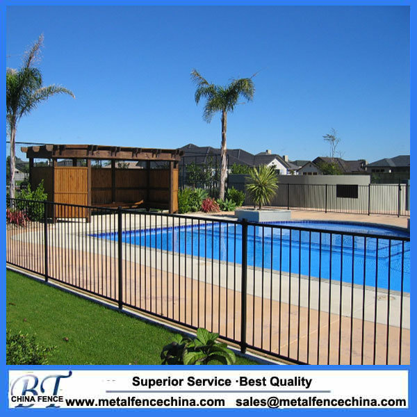 Flat Top Aluminium Garden Swimming Pool Fence Panels