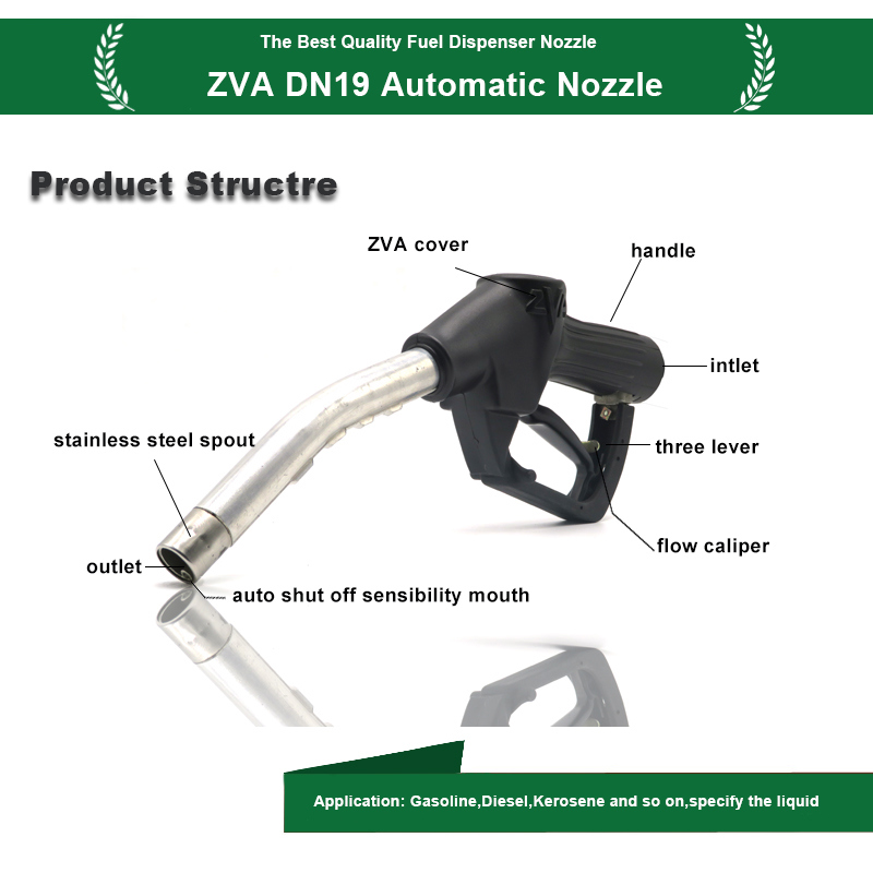 Zva Automatic Gas Fuel Nozzle (ZVA DN 19)