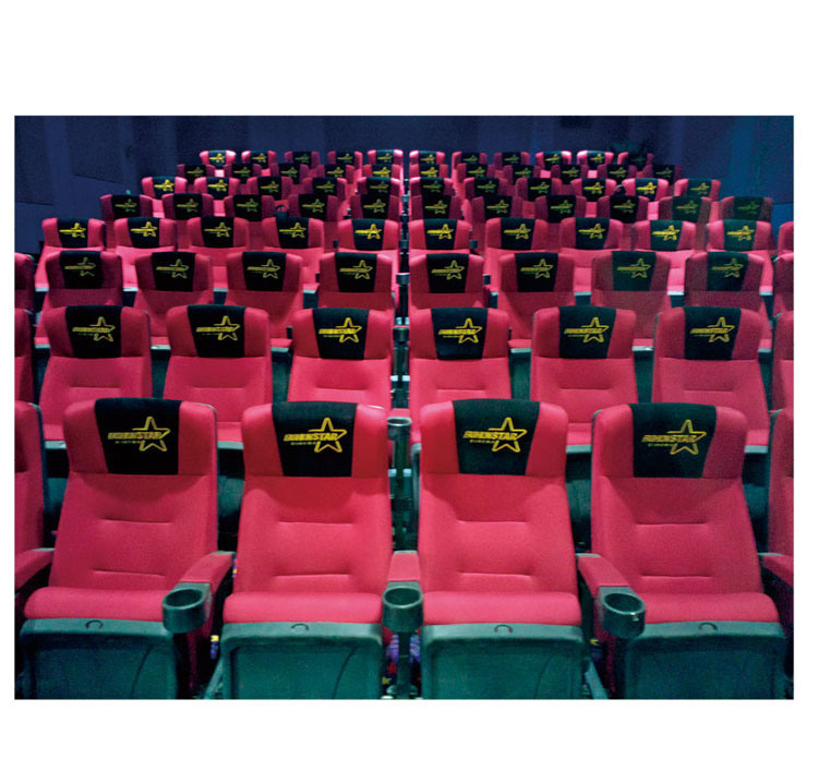 Modern Furniture Blue Auditorium Chairs Hall Seatings (HY-9011)