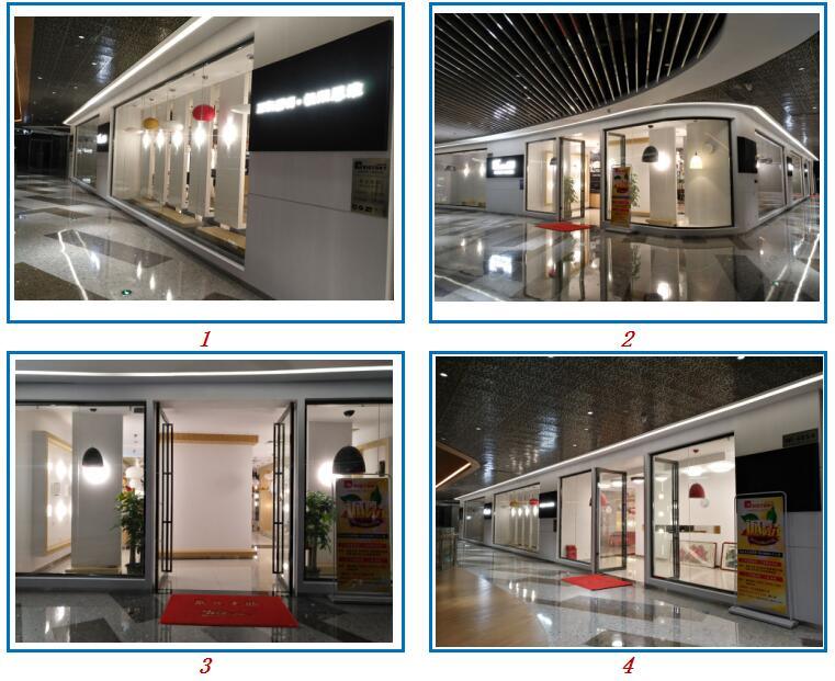 Modern Square Glass Decorative LED Ceiling Light