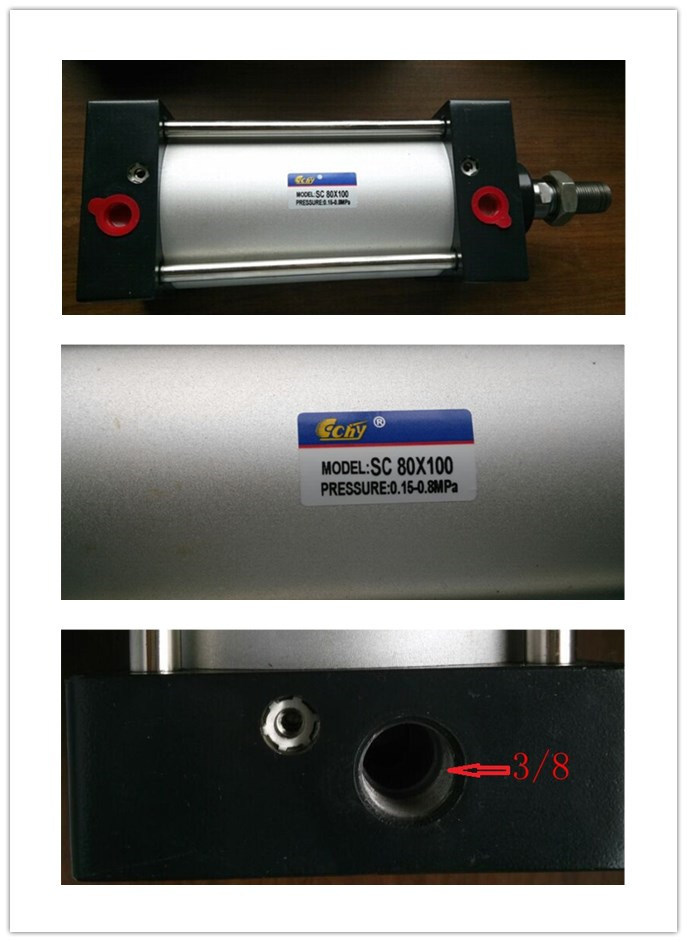 Sc 80*100 Double Acting Standard Pneumatic Cylinder