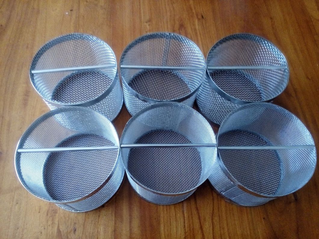 Stainless Steel Cylinder Wire Cloth Strainer with Single Open End