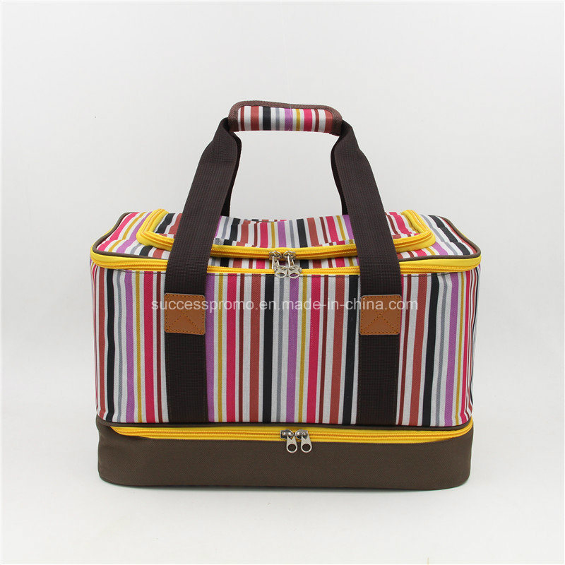 Shopping Basket Shaped Insulated Cooler Bag with Good Quality