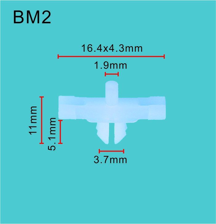 Zx Dynamic Auto Body Parts Clips/Car Air Vent Clips/Car Floor Mat Clips