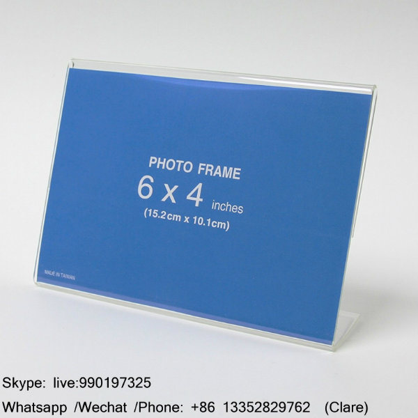 Clear Original Glass Photo Display Frame