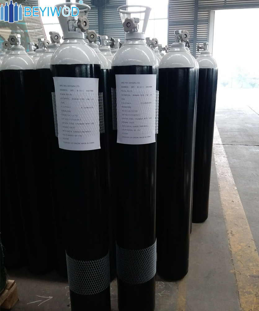 Lowest Price 40L Steel Gas Cylinder Oxygen Cylinder for Pakistan