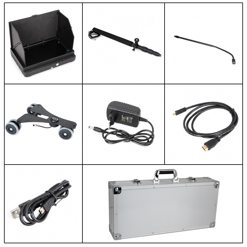 Handheld Tescopic Pole Mobile Under Vehicle Surveillance System for Airport Uvss with Two Cameras