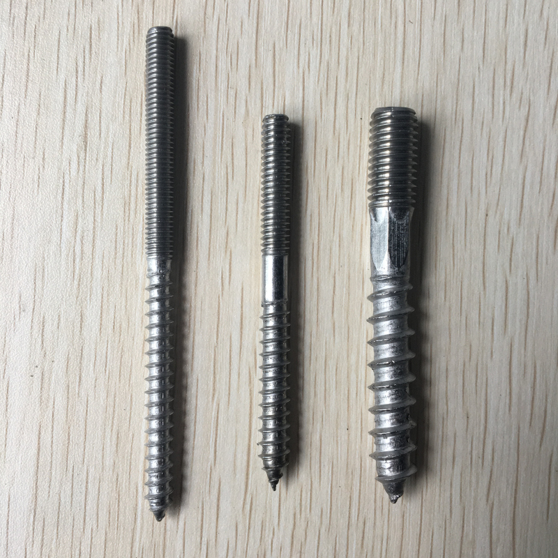 Double Threaded Screw Stainless Steel Double Ended Screws