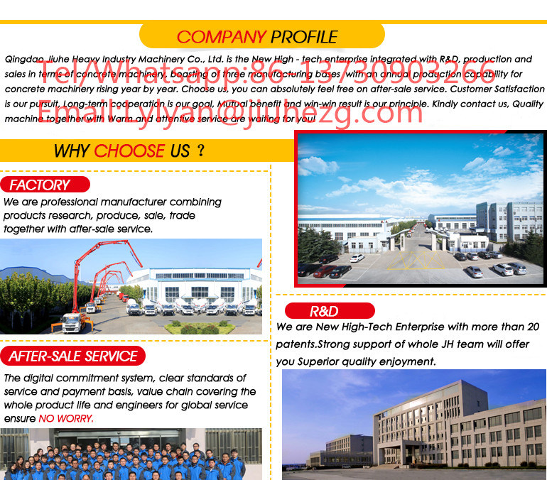 Annual Discount Mini Concrete Pump China Jiuhe Brand with Certification ISO and Ce